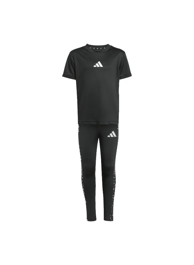 adidas Adidas Lg Tr-Es Gl Set Black Youth/Baby Jogger Suits For Kids