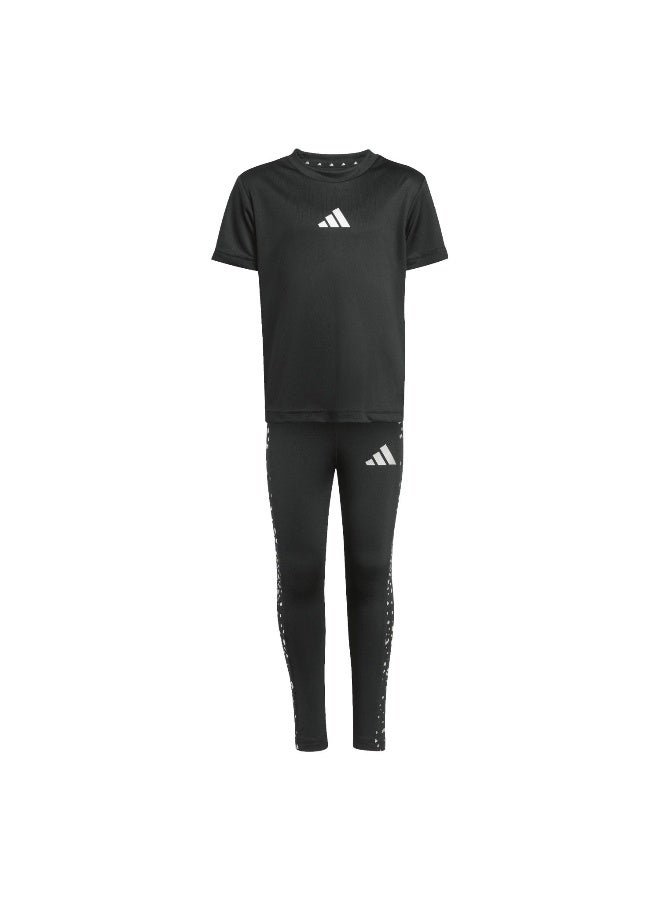 Adidas LG TR-ES GL SET Black Training For Kids 3-4Y  - Image 2
