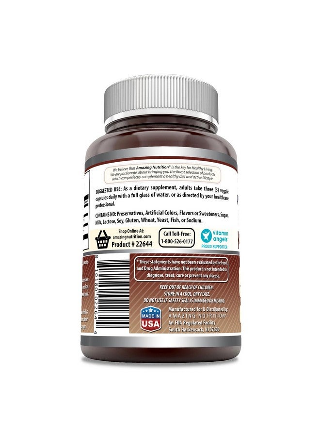 Amazing Nutrition مكمل جذور كونجاك من أمازينغ فورمولا | 2000 ملغ لكل حصة | 180 كبسولة نباتية | غير معدلة وراثيًا | خالية من الغلوتين | مصنوعة في الولايات المتحدة الأمريكية (1 عبوة، 180) - Image 3