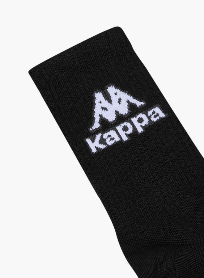 Kappa Pack of 2 Crew Length Cotton Socks - Image 3