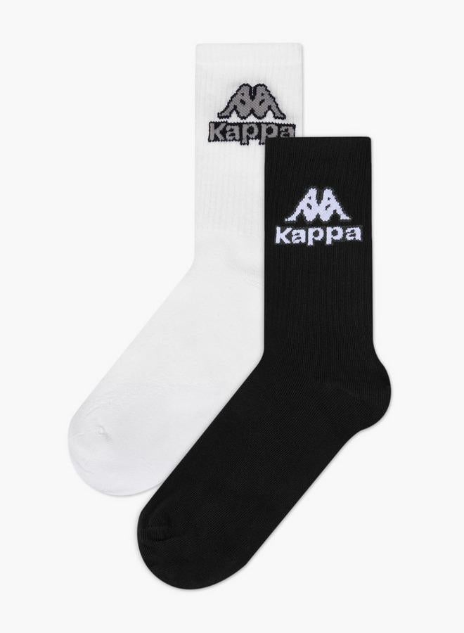 Kappa Pack of 2 Crew Length Cotton Socks - Image 1