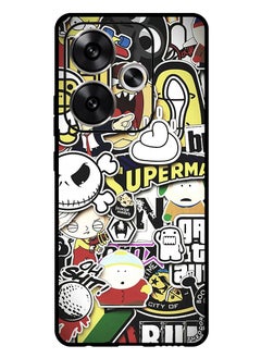 Theodor Protective Case Anti Scratch Shock Proof Bumper Cover For Xiaomi Redmi Turbo 3 Cartoon Collage  - Image 1