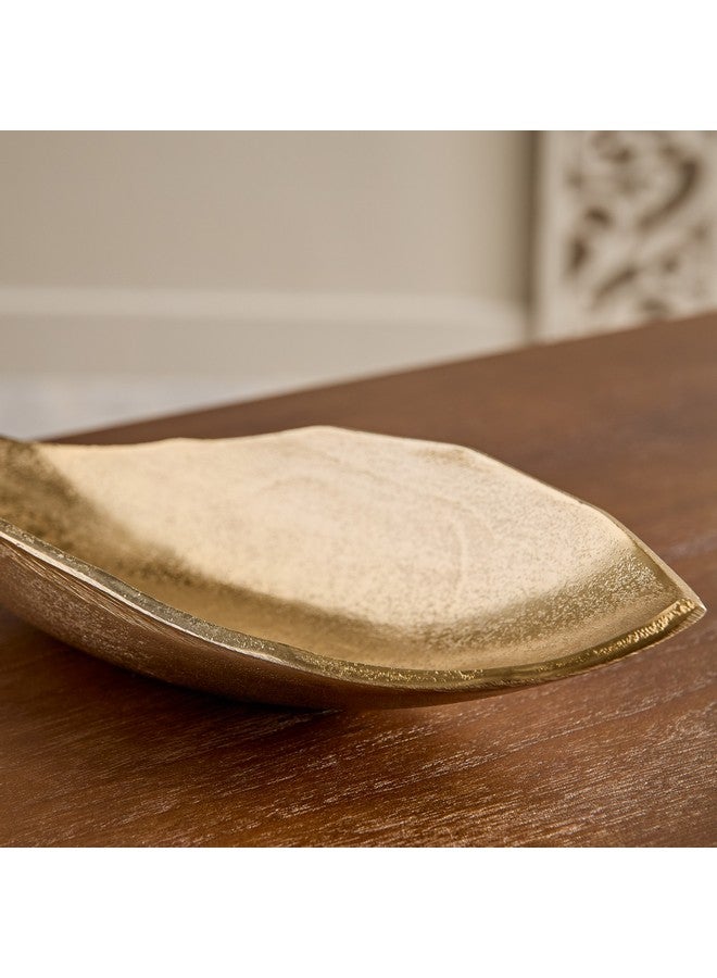 Home Box Arizona Aluminium Twisty Bowl 33 x 12.5 x 5.7 cm - Image 3