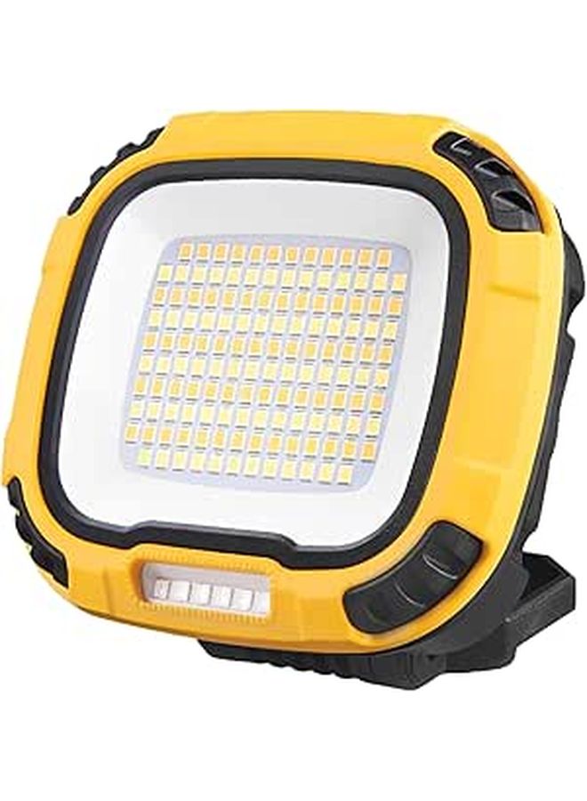 2 Pcs Rechargeable LED Flood Light with Hook and Magnetic Base 4 Modes Waterproof Power Bank Function - Image 1