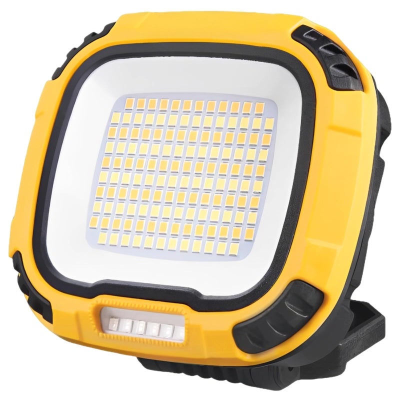 2 Pcs Rechargeable LED Flood Light with Hook and Magnetic Base 4 Modes Waterproof Power Bank Function - Image 2
