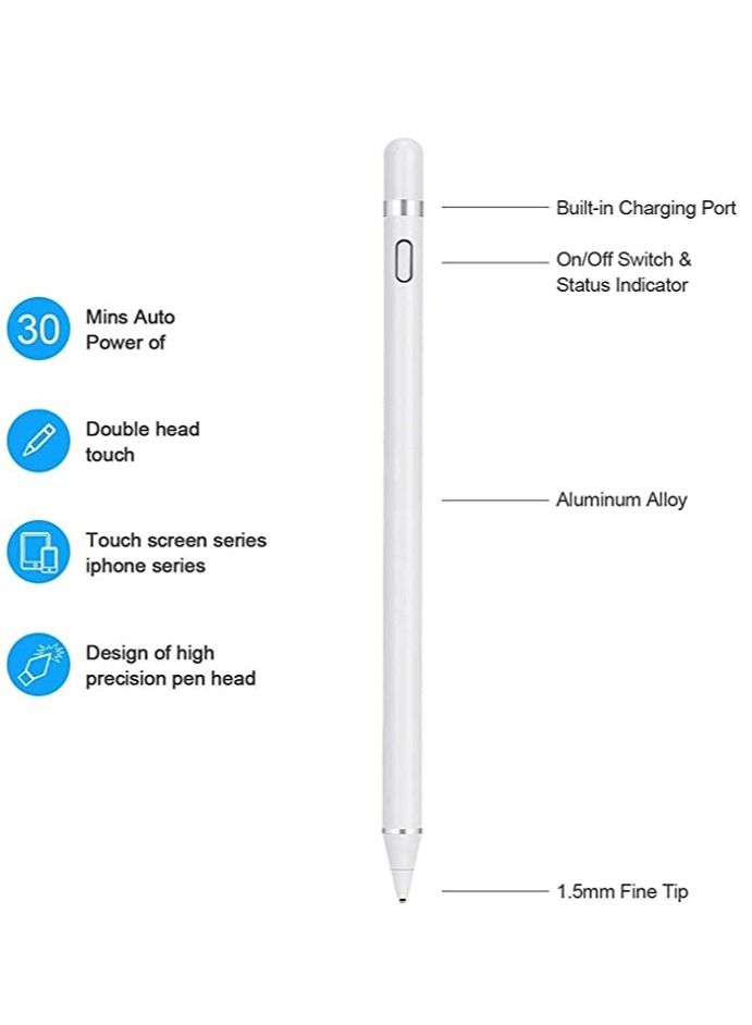 Stylus Pen Active Capacitive Pencil Compatible with IOS/Android/Windows Mobile Touch Screen Device  - Image 3