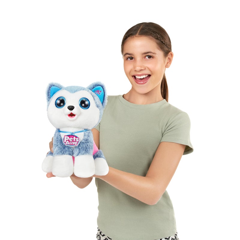 Pets Alive Pooping Puppies (Husky) by ZURU Surprise Puppy Plush, Ultra Soft Plushies, Interactive Toy Pets, Electronic Pet Puppy for Girls and Children - Image 3