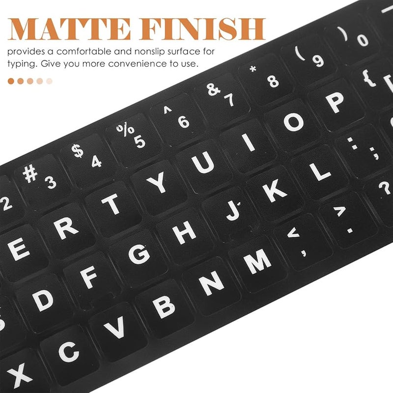 EXCEART 10 Sheets English Keyboard Stickers Removable Easy Apply for Laptop Desktop - Image 4