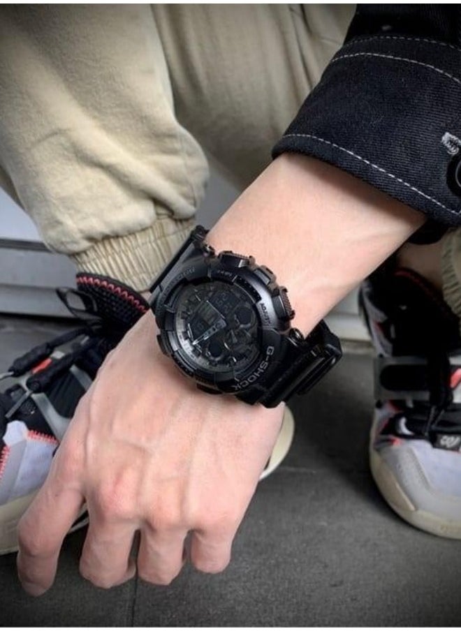 G-SHOCK GA-100CF-1A Camouflage Dial Black Analog-Digital 200m Men's Watch