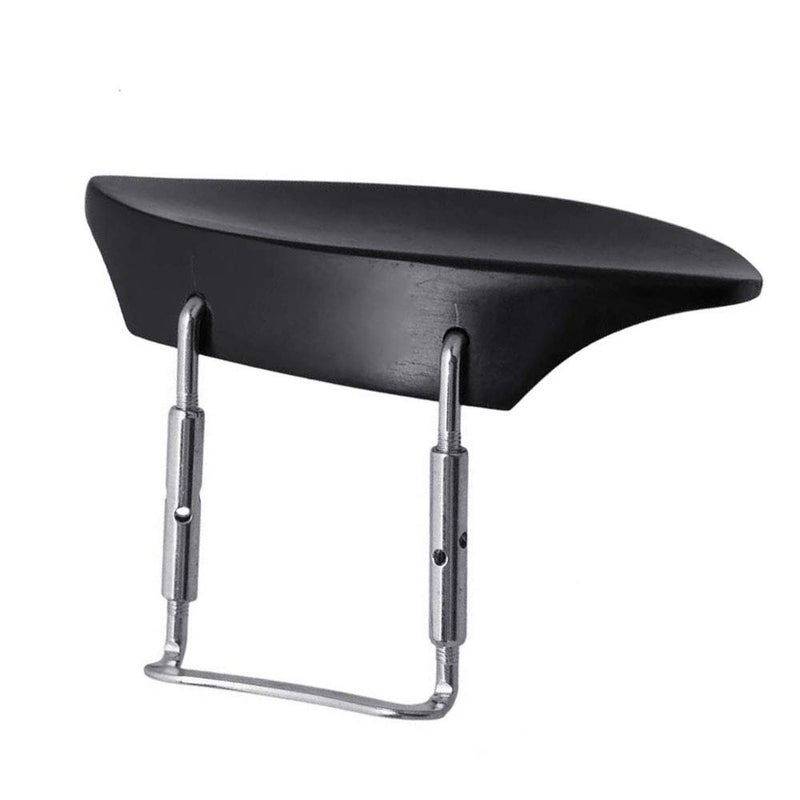 Jiayouy Violin Ebony Chin Rest with Standard Bracket for 4/4 Violin - Image 1