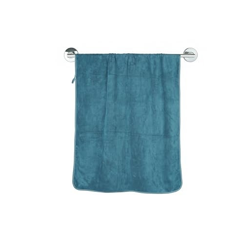 Glivary Microfiber Large Bath Towels Extra Soft Plush & Quick Dry High Absorbency Large Size Towels for Bathing(70 * 140 cm) (Greenish Blue) - Image 4