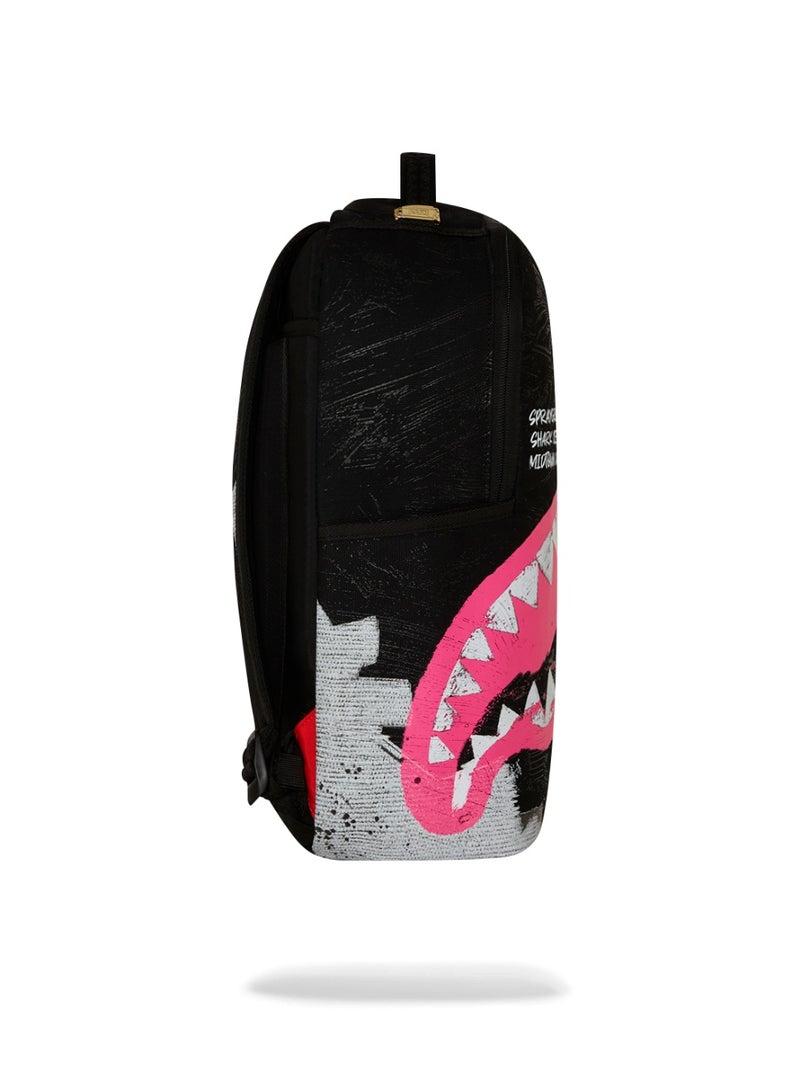 SPRAYGROUND SHARK CENTRAL SORBET HAND PAINTED DLX-COTTON BACKPACK  - Image 3