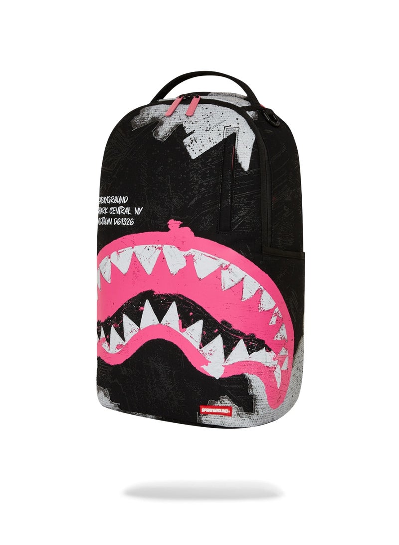 SPRAYGROUND SHARK CENTRAL SORBET HAND PAINTED DLX-COTTON BACKPACK  - Image 5