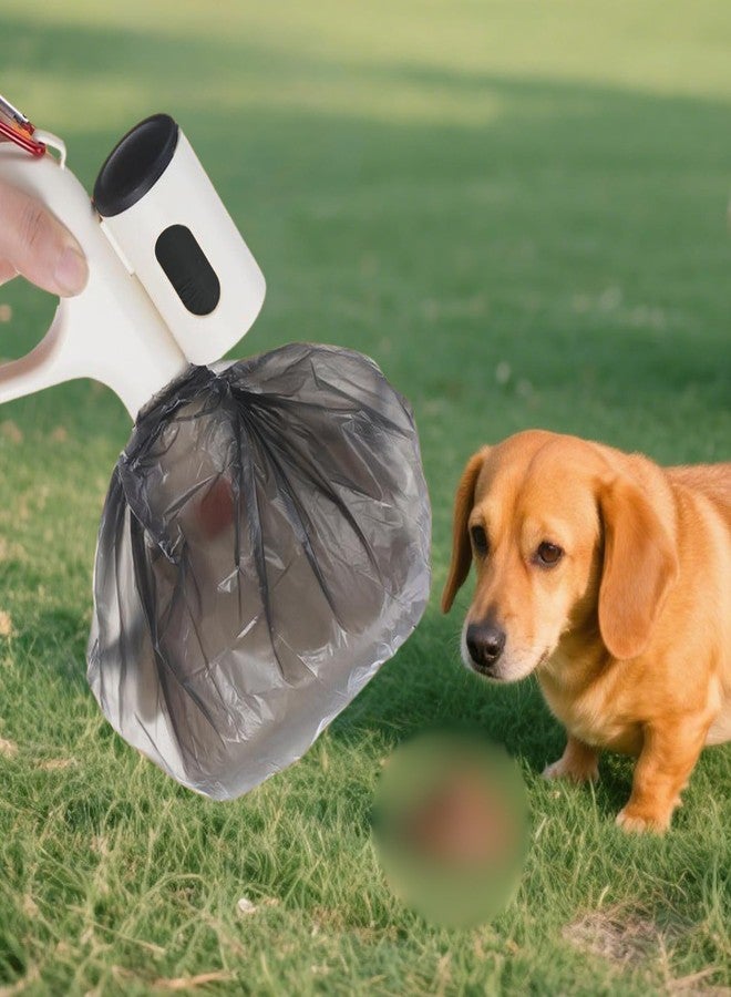 Yozuxan Off-White pet Poop Shovel Set | Easy to Carry, Light in Weight, for Pets to Clean Feces | with Bag and Carrying Clip | A Portable Tool Specially Designed for pet Owners. - Image 4