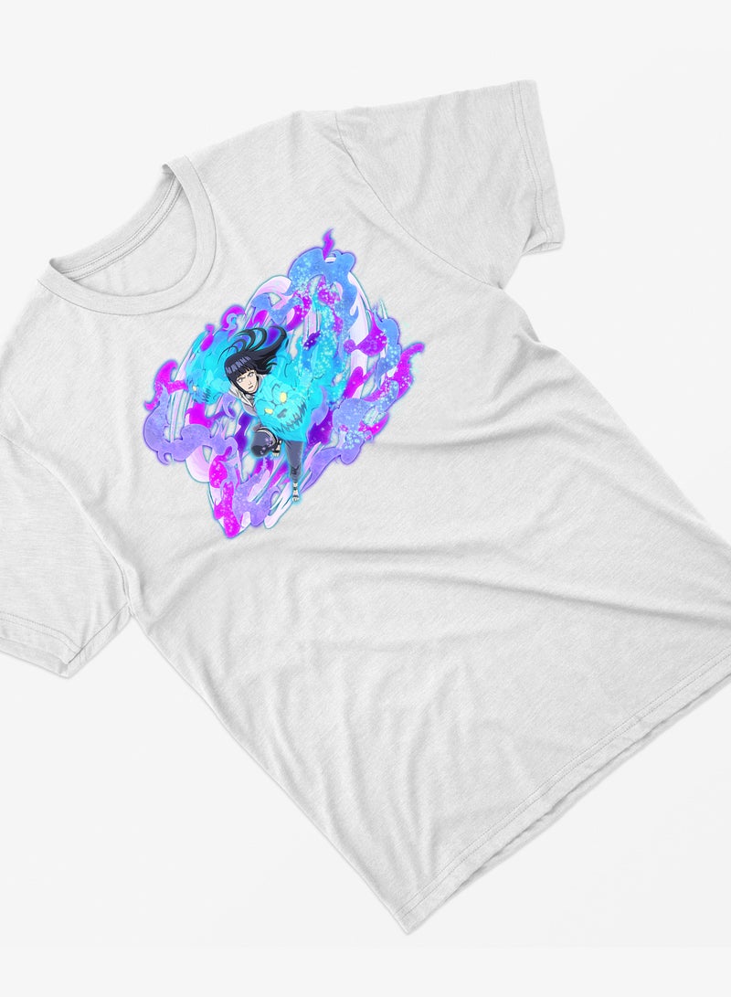 تيشرت قطن بطباعة عالية الجودة بتصميم انمي ناروتو هيناتا - Image 2