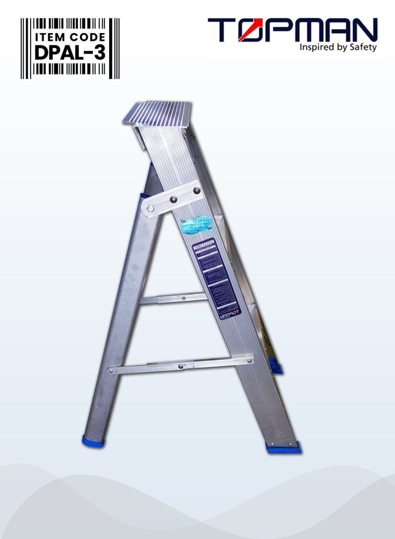 توب مان سلم ألومنيوم ثنائي الغرض 3 خطوات - Image 2