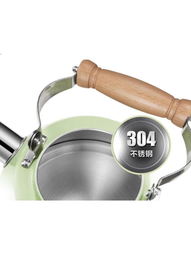 SUPOR Yumei Series Whistling Stainless Steel Kettle With Composite Bottom For Gas Stove, 2.5L White, Es25Ts01-W - Image 1