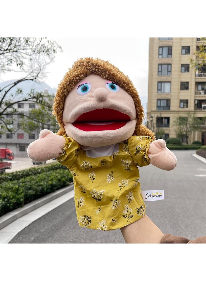 Bluejw Plush Toy Role-playing Open Mouth Professional Figure Hand Doll Children's Toys Direct In Stock Mixed Batch - Image 1