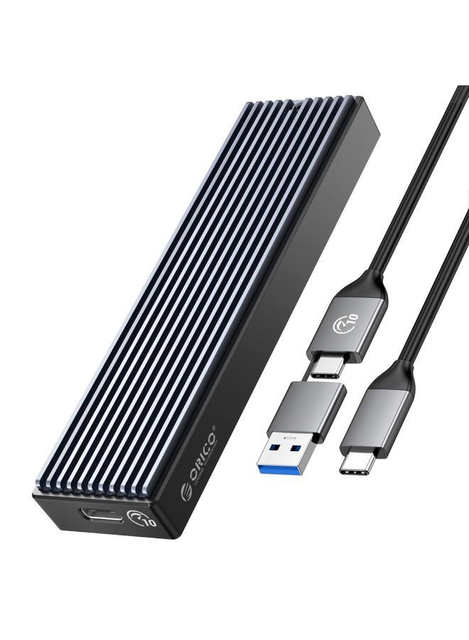 ORICO M.2 NVMe SSD Enclosure, USB 3.1 Gen 2 (10 Gbps) PCIe External Adapter NVMe Case for 2230/2242/2260/2280 M.2 SSD up to 8TB, UASP Supported - M2PV - Image 1