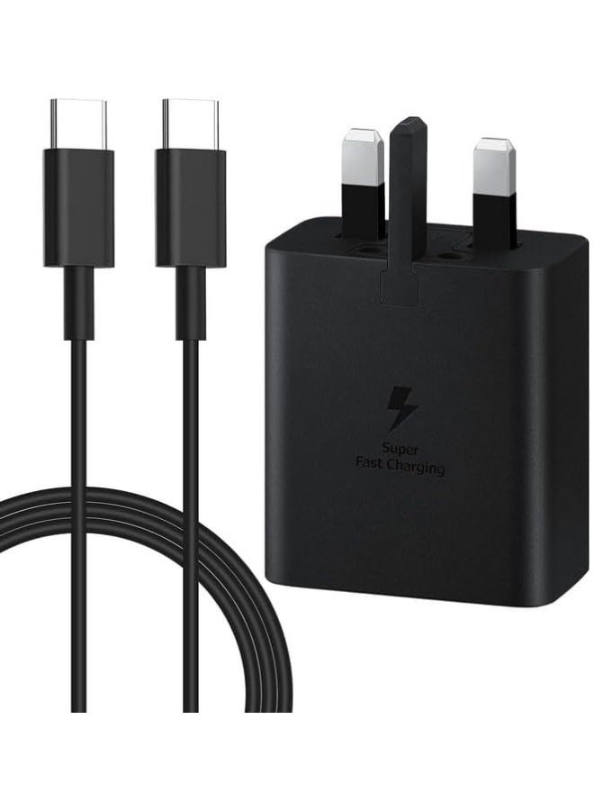 MT 65W 3-Port Fast Charger Adapter with Type-C Cable – USB-C PD & USB-A Power Delivery for Phones, Tablets, Laptops – Compact Wall Charging Block - Image 1