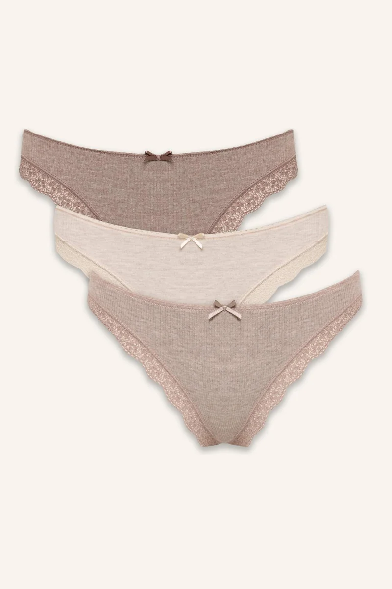 ديفاكتو 3 piece Ribana Panties Set