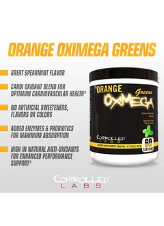 controlled labs Orange Oximega Greens Spearmint 0.72 Lb  - Image 3
