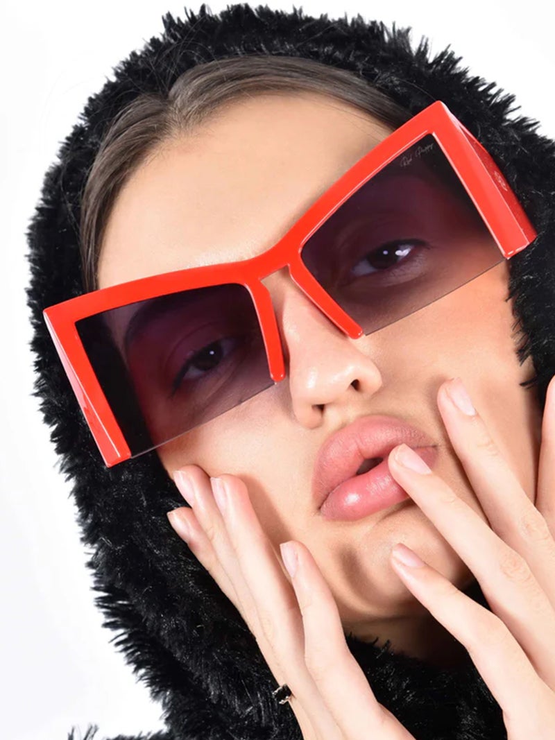 ووجلز نظارات شمسية بابي ستيلا بلو كات آي حمراء - Image 5