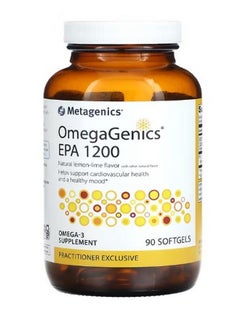 Metagenics OmegaGenics EPA 1200 Natural Lemon Lime 90 Softgels  - Image 1