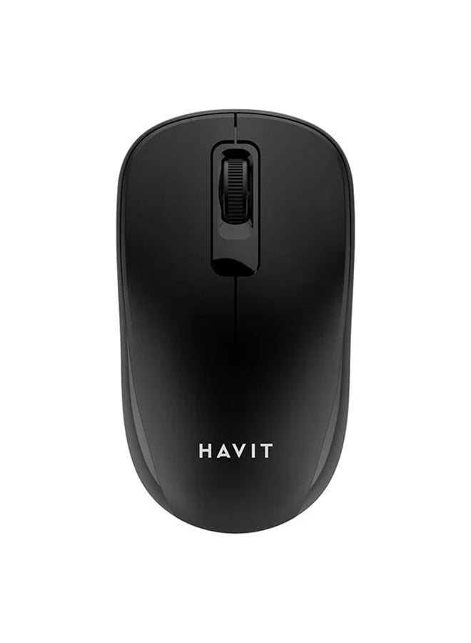 هافيت ماوس لاسلكي MS626GT، 2.4GHz، 1200DPI، أسود | HVMS-MS626GT - Image 1
