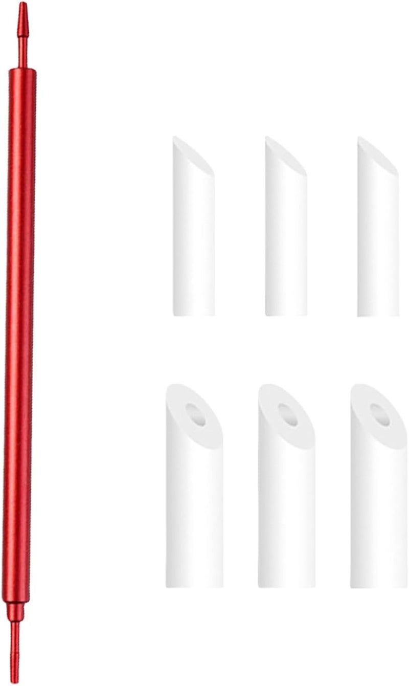 Red Metal Polishing Rod For Fine Detail Model Painting Lining Workshop Teaching - Image 1