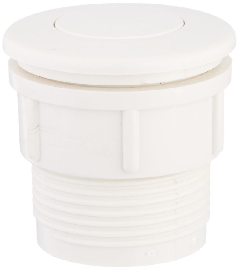 Waterway Plastics Waterway Plastics 806105114501 White 1-1/2" Spa Air Button Flush  - Image 1