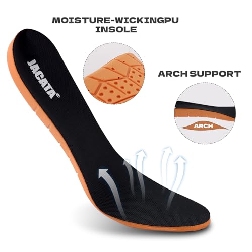 Jacata Non Slip Black Work Shoes for Men Food Service Mens Water Slip Resistant Leather Slip on Chef Walking Shoes for Restaurant Kitchen Sneakers(Size 9) - Image 5