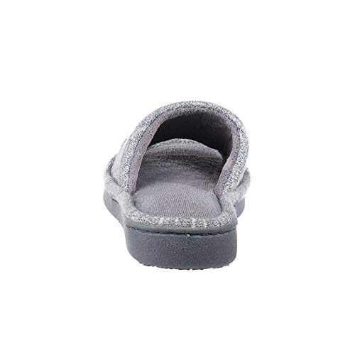isotoner Women's Indoor/Outdoor Slip-on Space Knit Andrea Slide Slippers , Ash, 7-8 - Image 5