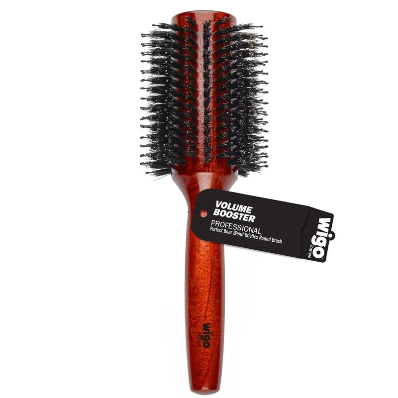 Wigo Perfect Boar Blend Bristles Round Brush  Volume Booster