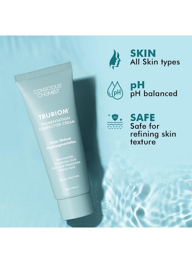 CONSCIOUS CHEMIST - Kojic Acid Face Cream | 20G | Azelaic Acid Cream, Face Cream For Men & Women, Niacinamide & Tranexamic Acid, Anti Pigmentation Cream, Reduce Dark Spots, All Skin Type - Trubiom - Image 1