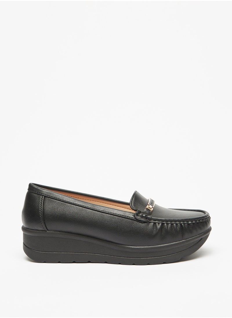 Flora Bella By Shoexpress - Womens Oaklan Textured Slip-On Walking Shoes - Image 1