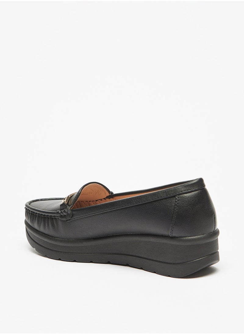 Flora Bella By Shoexpress - Womens Oaklan Textured Slip-On Walking Shoes - Image 1