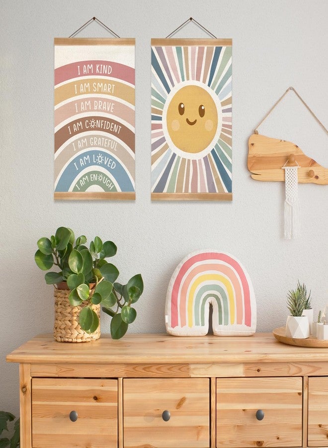 ZTGDA I Am Kind I Am Brave Wall Art,Positive Hanging Poster, Classroom Wall Art Decor, Rainbow Affirmations Poster for Kids Room Decor, Nursery,Playroom, Bedroom, Toddler Room Decoration(12x16inch) - Image 5