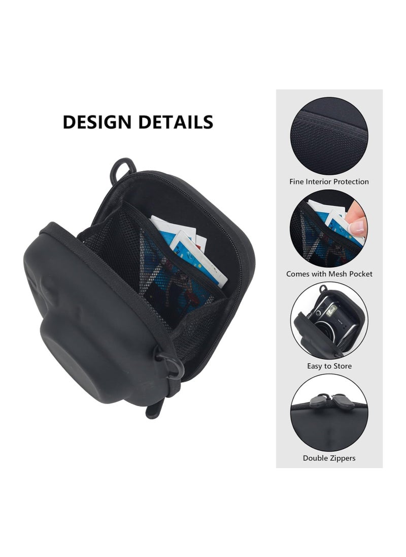Generic Fujifilm Camera Bag, Instax Mini 99 12 11 9 8 7+ 40 90 25 50 70 Instant Camera, hard case protective case EVA Storage Cover Bag with adjustable shoulder strap  - Image 4