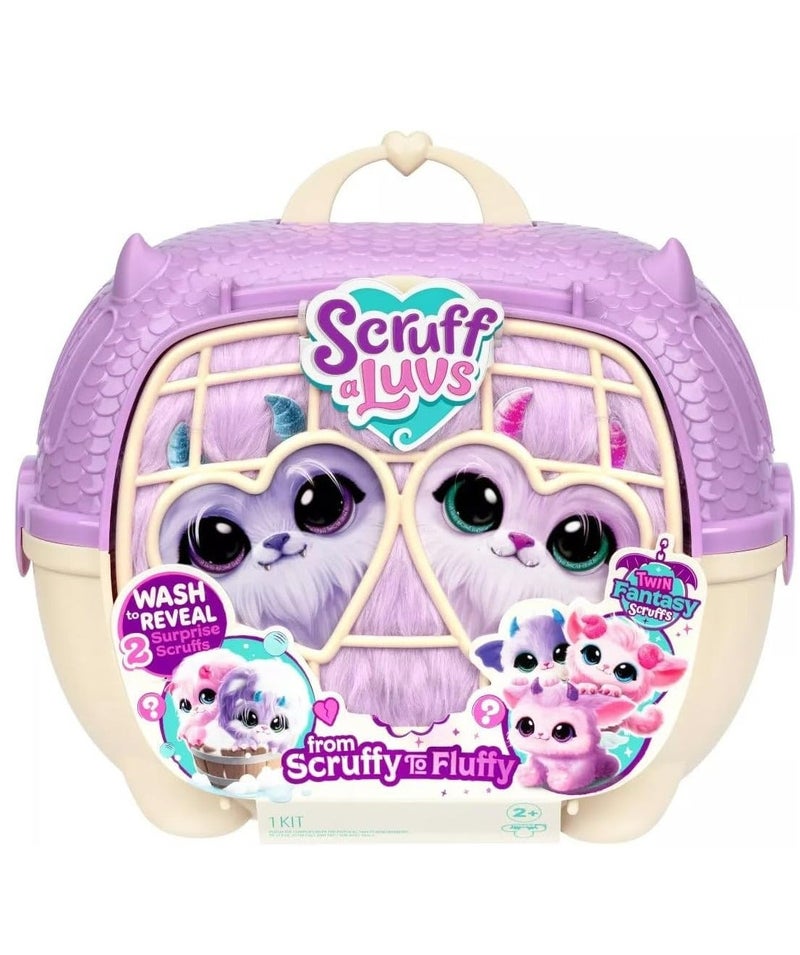 Scruff A Luvs Twin Fantasy Scruff Animal Toys Set - Image 1