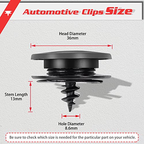 OTUAYAUTO 20PCS Car Floor Mat Clips - Universal Automotive Carpet Clips Holder Clamps - Image 2
