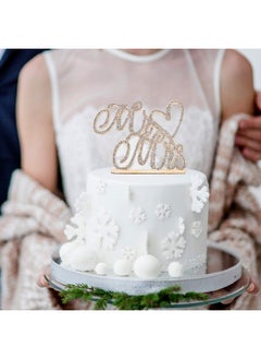 Hatcher lee Mr And Mrs Love Cake Topper Wedding Anniversary Gold Crystal Rhinestone Party Decoration  - Image 5