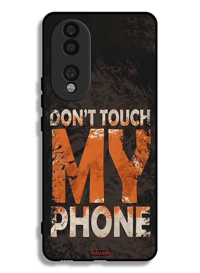 Tolwak Honor 70 Protective Case Cover Do Not Touch My Phone - Image 2