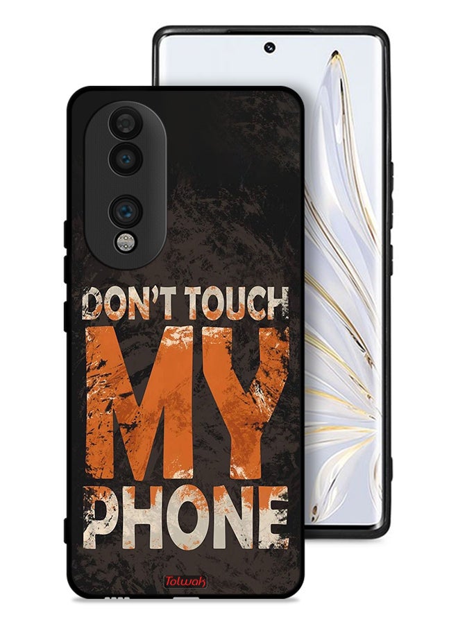 Tolwak Honor 70 Protective Case Cover Do Not Touch My Phone - Image 1