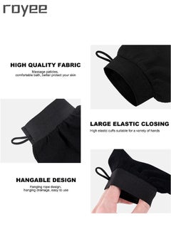 Royee 1 Pack Exfoliating Mitts Body Scrub Glove Bath SPA Exfoliating, Dual-Sided Deep Clean Exfoliation Scrubbing Mitt, Dead Skin Remover Glove Deep Body Scrubber for Women and Men11  - Image 2