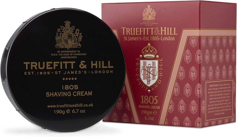 Truefitt & Hill 1805 Shaving Cream Bowl - Smooth Glide for Close and Comfortable Hydrating Shave (6.7 oz) - Image 1