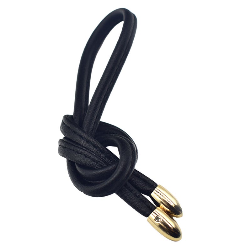 50cm Drawstring Rope Simple Bags Drawstring Rope Soft PU Drawstring Manual Bag Accessory Crossbody Bag Draw Cord for DIY Replace