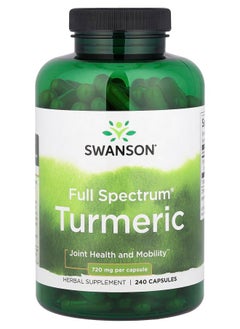Full Spectrum® Turmeric 1440 mg 240 Capsules (720 mg per Capsule)