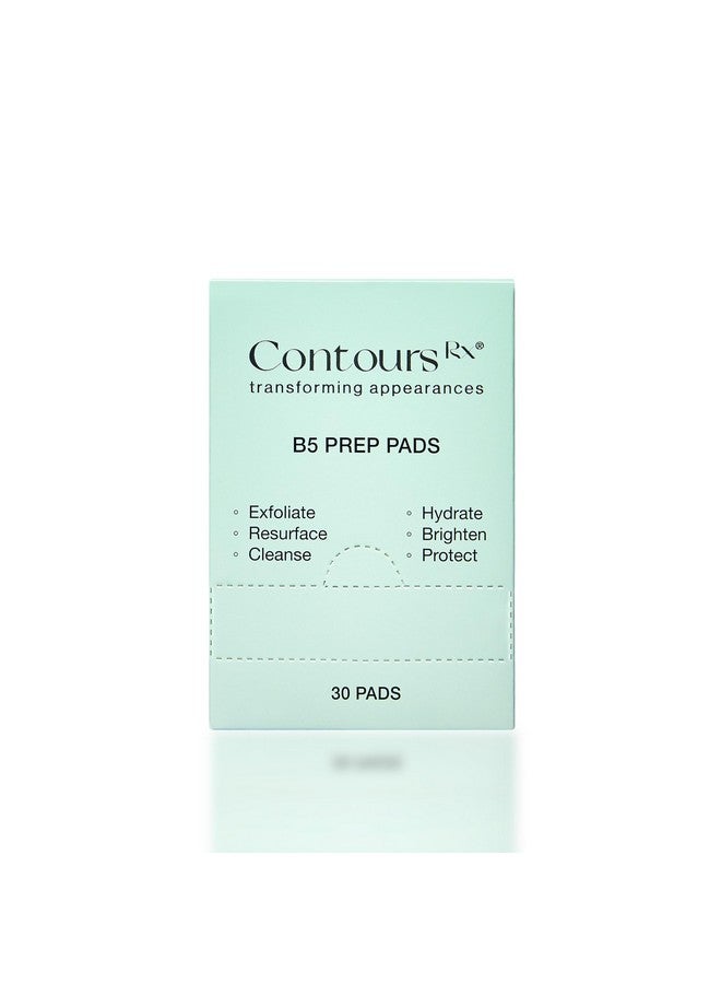 Contours RX B5 Eyelid Prep Exfoliating Pads Everyday Eyelid Cleansing Wipes & Makeup Remover Pads Restorative Vitamin B5 Eyelid Cleanser Prep Pads To Brighten Nourish & Hydrate (30 Pack) - Image 3