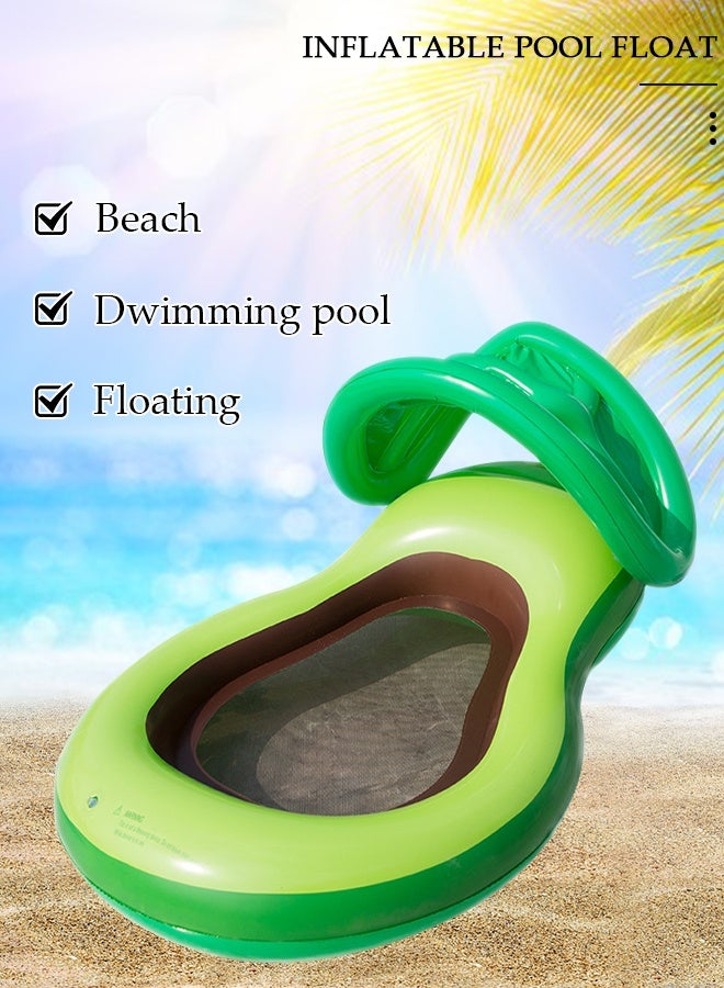 DUNISO عوامات حمام السباحة، عوامات حمام السباحة القابلة للنفخ للرجال والنساء، عوامات مائية قابلة للنفخ، عوامات حمام السباحة للكبار، كرسي استلقاء، سرير عائم، عوامات حمام السباحة المبردة، عوامات حفلات الصيف - Image 5